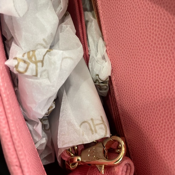 100% SOLD 20P CHANEL coco small top handle caviar GHW Barbie pink - Picture 8 of 12